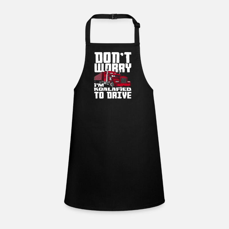 Truck Driver Exam Gift Idea Children's Apron