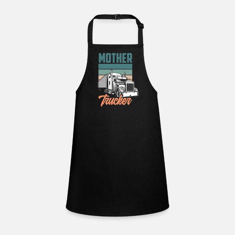 Retro Truck Driver Pun Gift Children's Apron