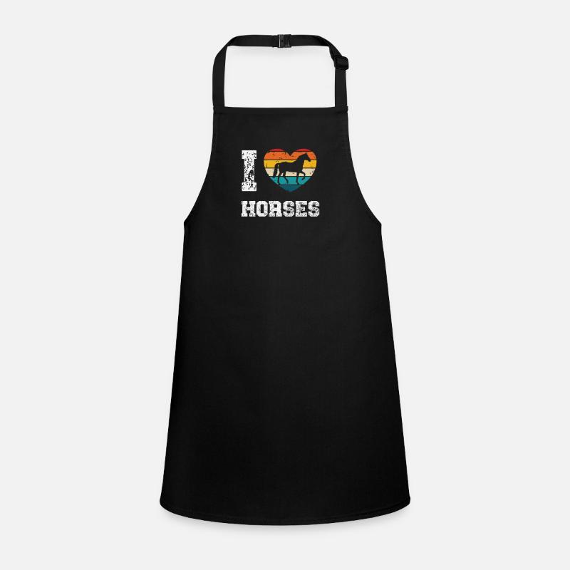 I like horses Children's Apron
