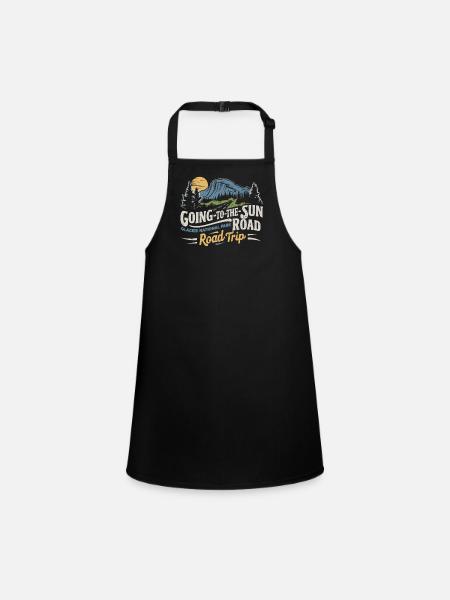 Going-To-The-Sun Road Trip Glacier National Park - Children's Apron - black - Front