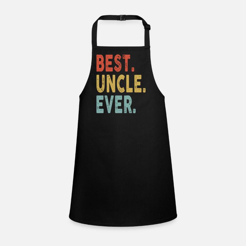 Vintage Best Uncle Retro Colors Best Uncle Ever Children's Apron
