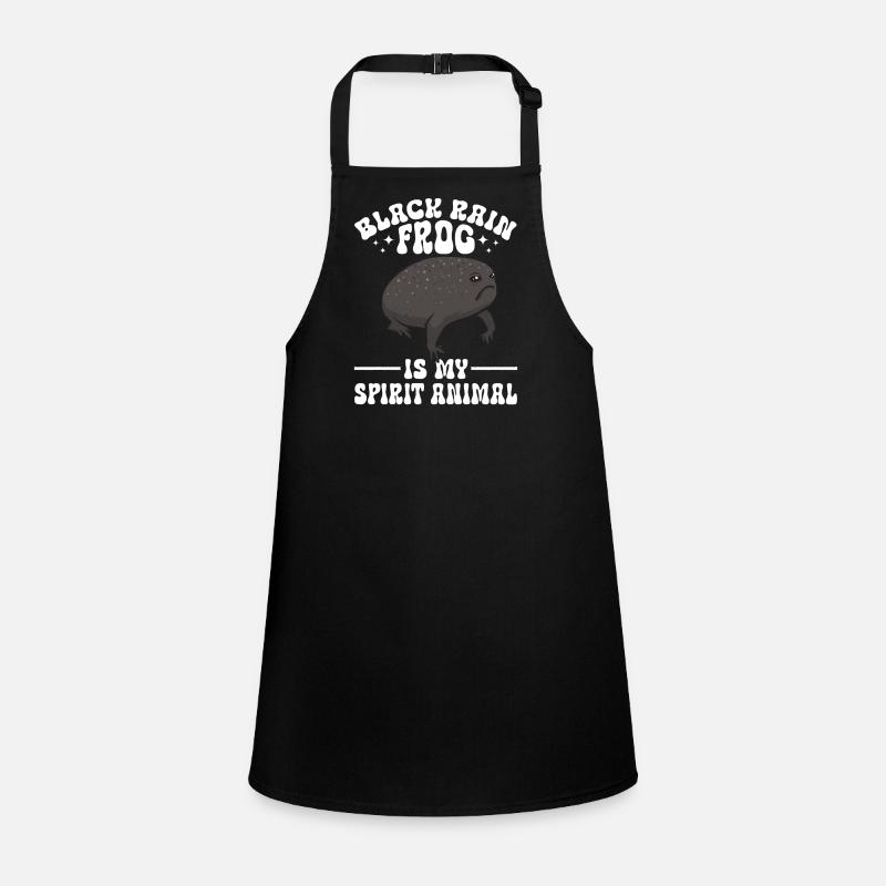 Black Rain Frog Breviceps Fuscus Frog Children's Apron