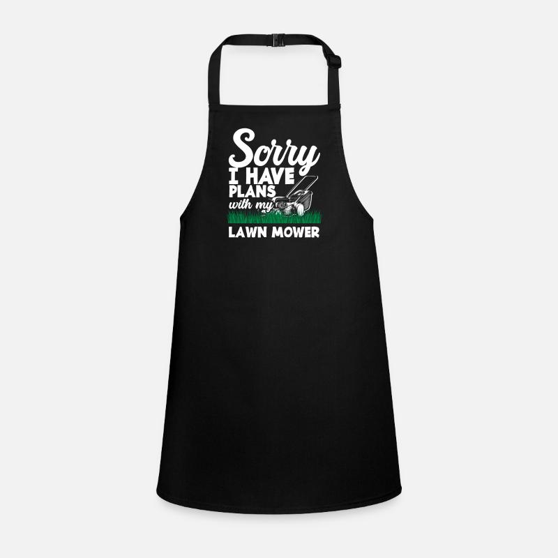 Landscaper Plans Lawn Mower Children's Apron