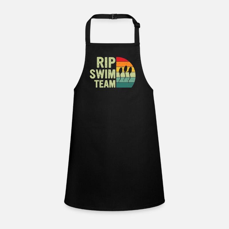 Rip Swim Team Funny Vasectomy Recovery Present Schürze für Kinder