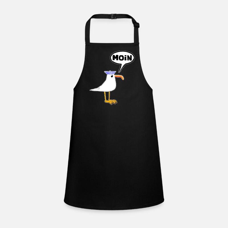 Moin Seagull Bottes en caoutchouc Bottes Speech Bubble Tablier Enfant
