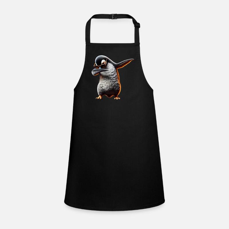 Funny Dabbing Penguin Dancing Animal Lover Dab Children's Apron