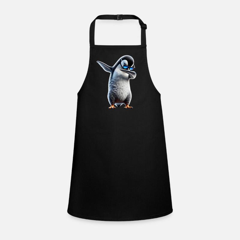 Funny Dabbing Penguin Dancing Animal Lover Dab Children's Apron