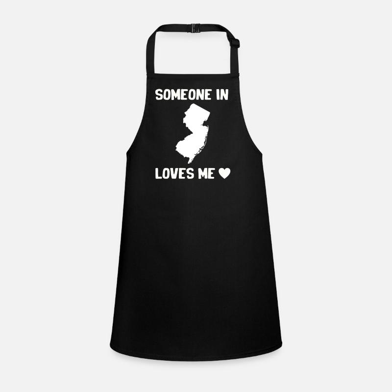 Jemand in New Jersey liebt mich Schürze für Kinder