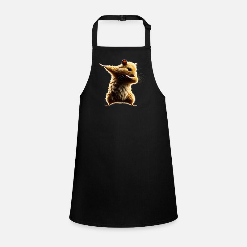 Funny Dabbing Hamster Rodent Animal Lover Children's Apron