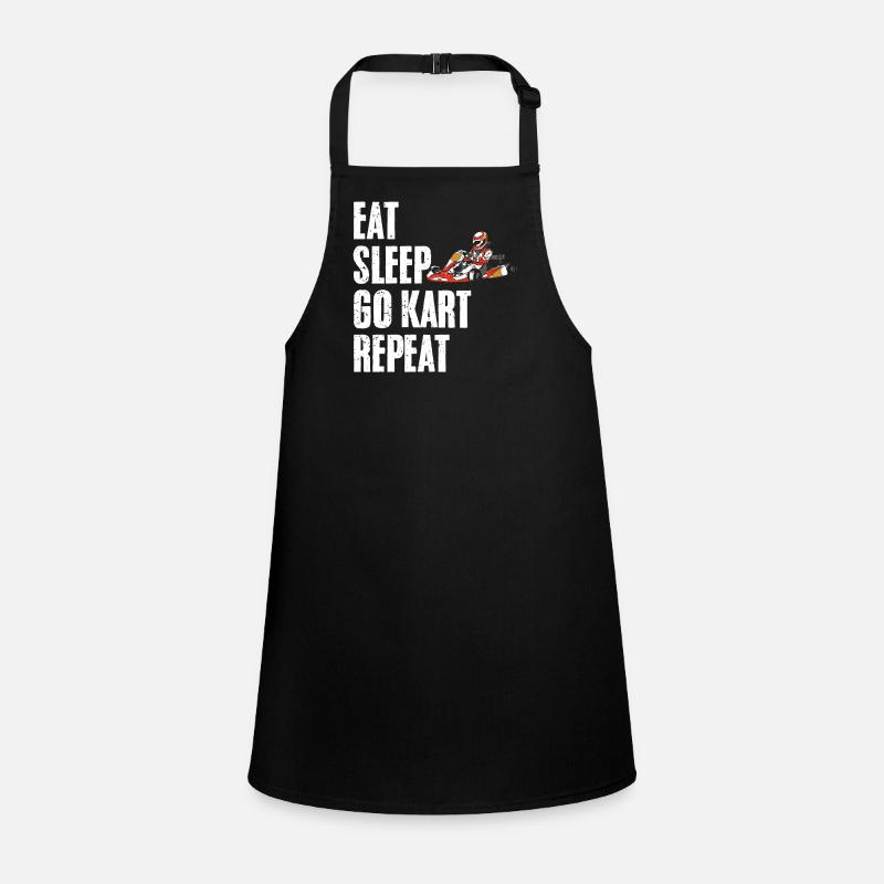 Eat Sleep Awesome Go Karting Hobby For A Go-Kart Children's Apron