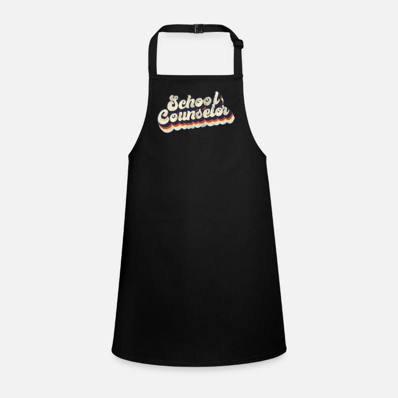 School Counselor Retro Vintage Children's Apron