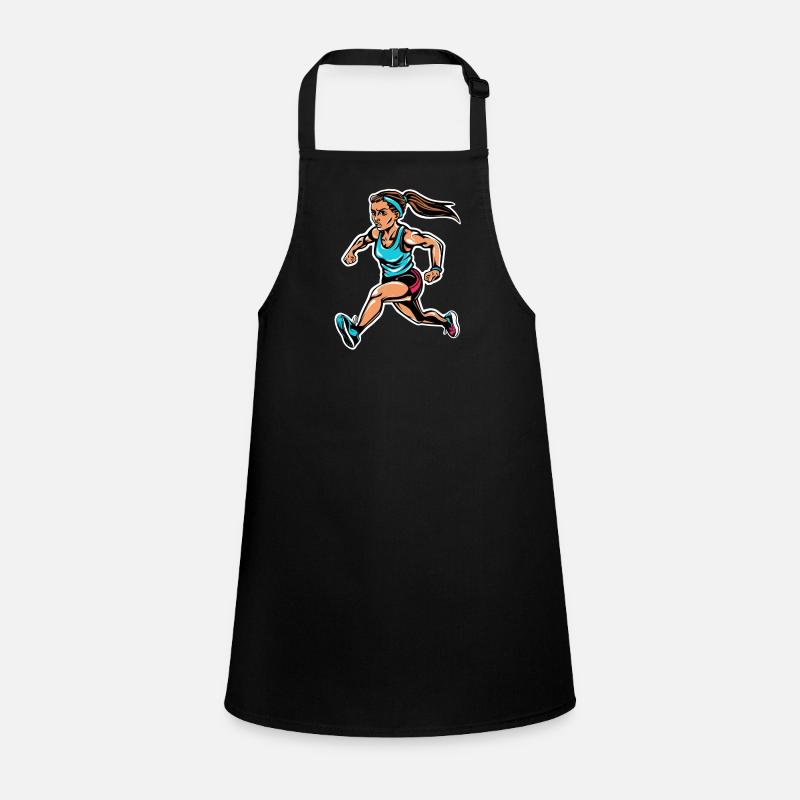 Graphic Runner Children's Apron