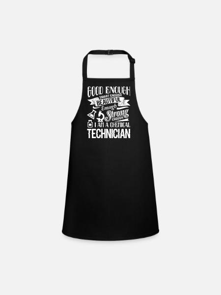 Chemical Technician Strong Chemical Technician - Children's Apron - black - Front