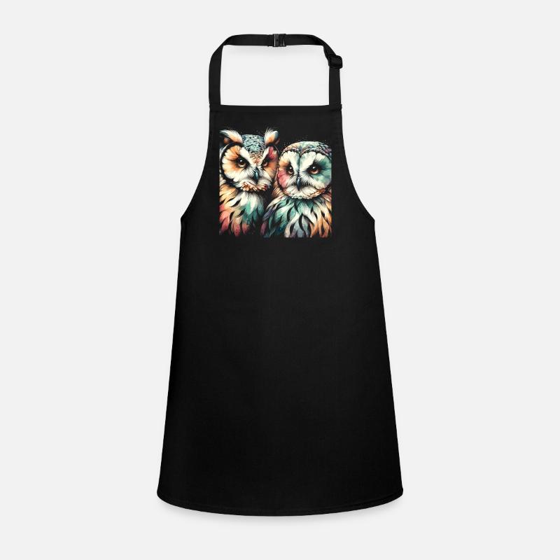Eule Kunst Geschenk Geburtstag Schürze für Kinder