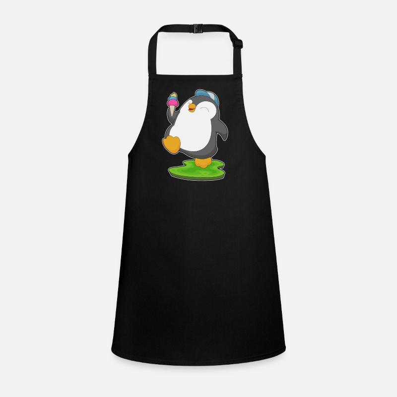 Glace gaufre pingouin Tablier Enfant
