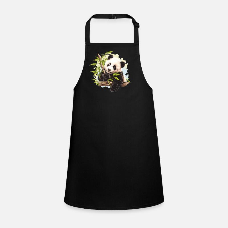 Panda géant Pandas Große Pandas Großer Panda Tablier Enfant