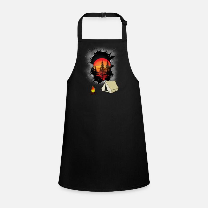 Nature Vacances Tente Camping Nature Lovers Tablier Enfant