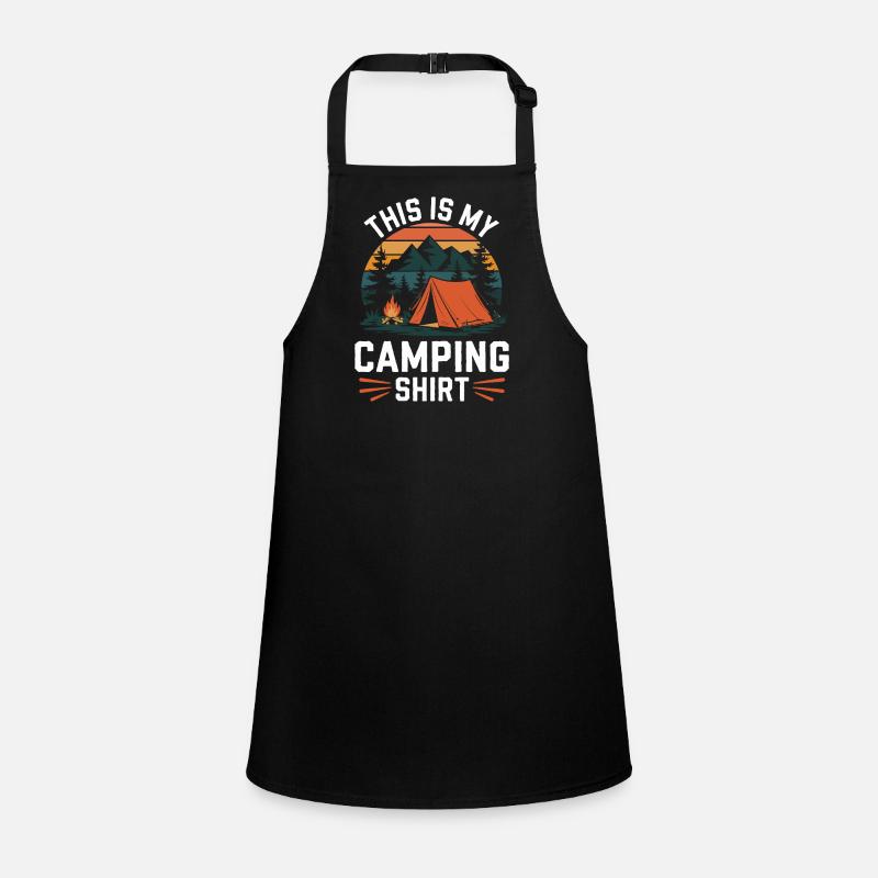 This is my Camping Shirt Campen Schürze für Kinder