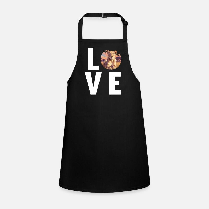 Lioness Lionesses Lioness Children's Apron