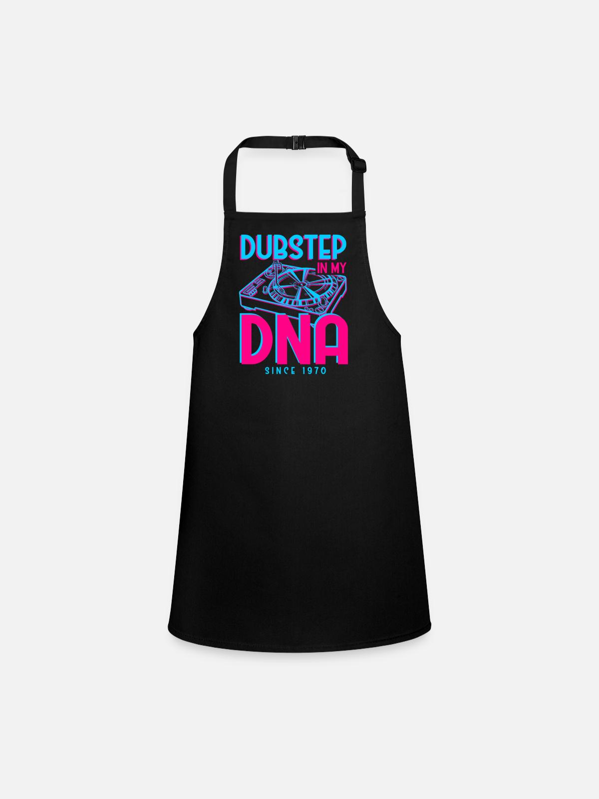Dubstep 1970 - Tablier Enfant - noir - Devant