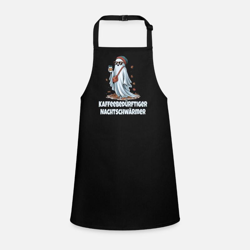 Night owls: ghosts & coffee Children's Apron
