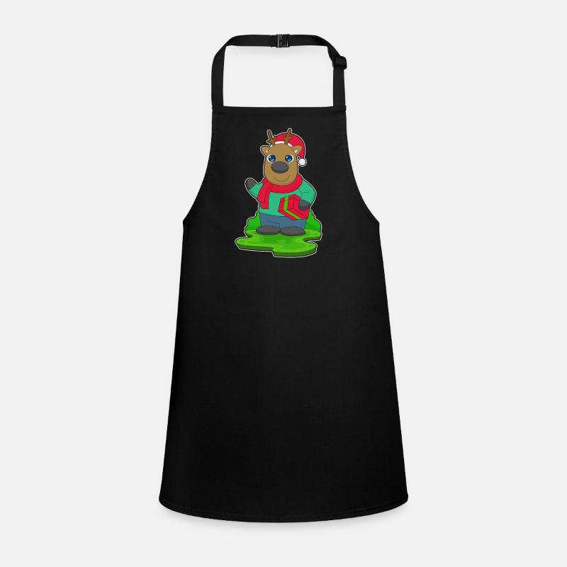 Reindeer Christmas Package Children's Apron