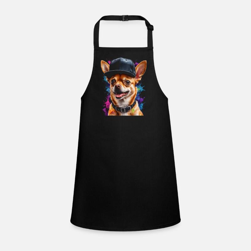 Chihuahua Snapback Cap Chien Drôle Design Print Tablier Enfant