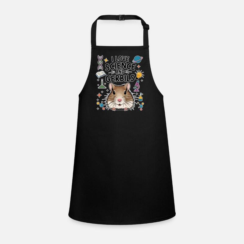 Gerbil Science Student Fun Gerbil Gift Children's Apron