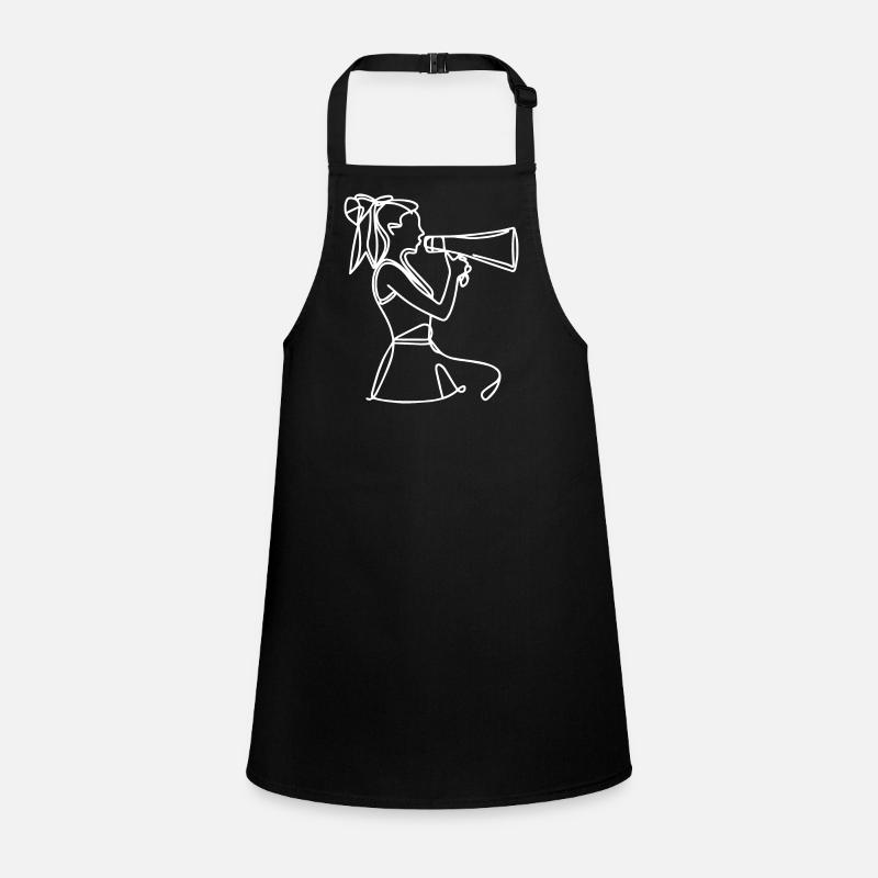 Cheerleader Sketch Children's Apron