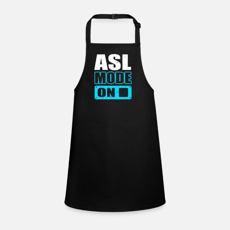 Sign language sign ASL deaf Children's Apron