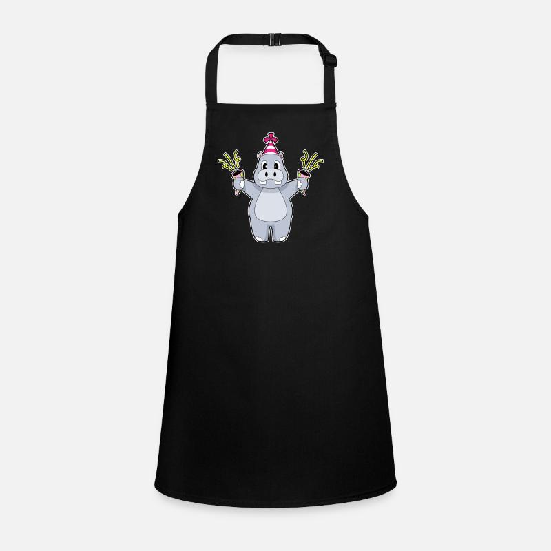 Confetti d’anniversaire hippopotame Tablier Enfant