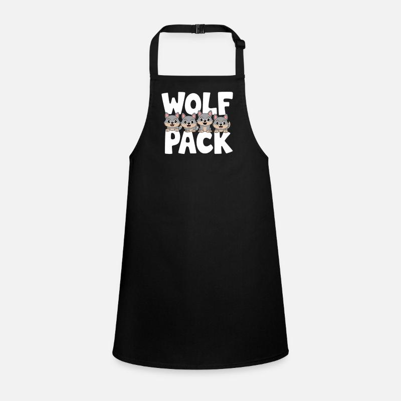Wolf Group Design Meute de loups Tablier Enfant