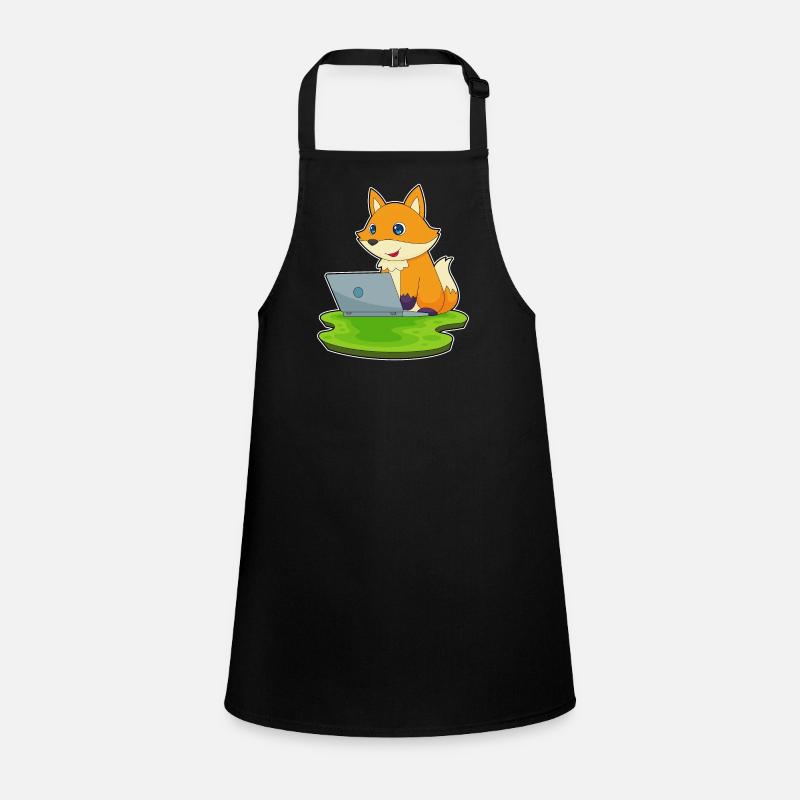 Fuchs Laptop Schürze für Kinder