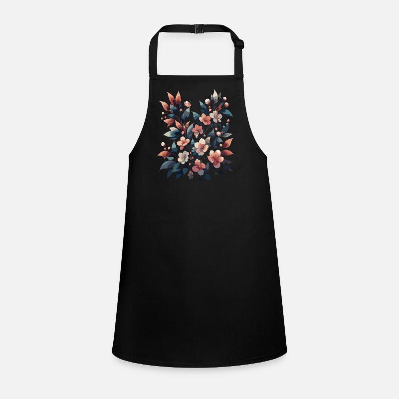Bouquet Autumn Flowers Leaves Children's Apron