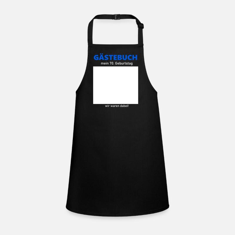 70th Birthday Guestbook to Sign Funny Children's Apron