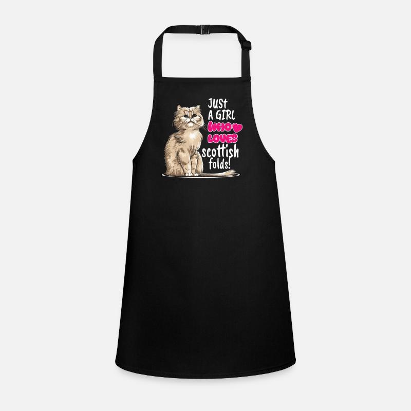 Scottish Fold Cat Children's Apron