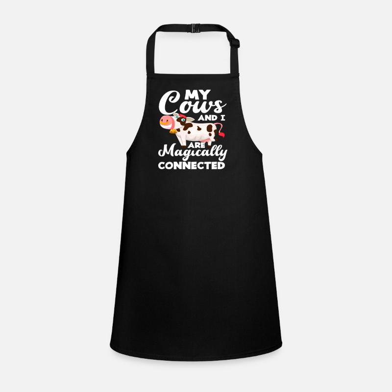 My cows and I are magically connected Children's Apron