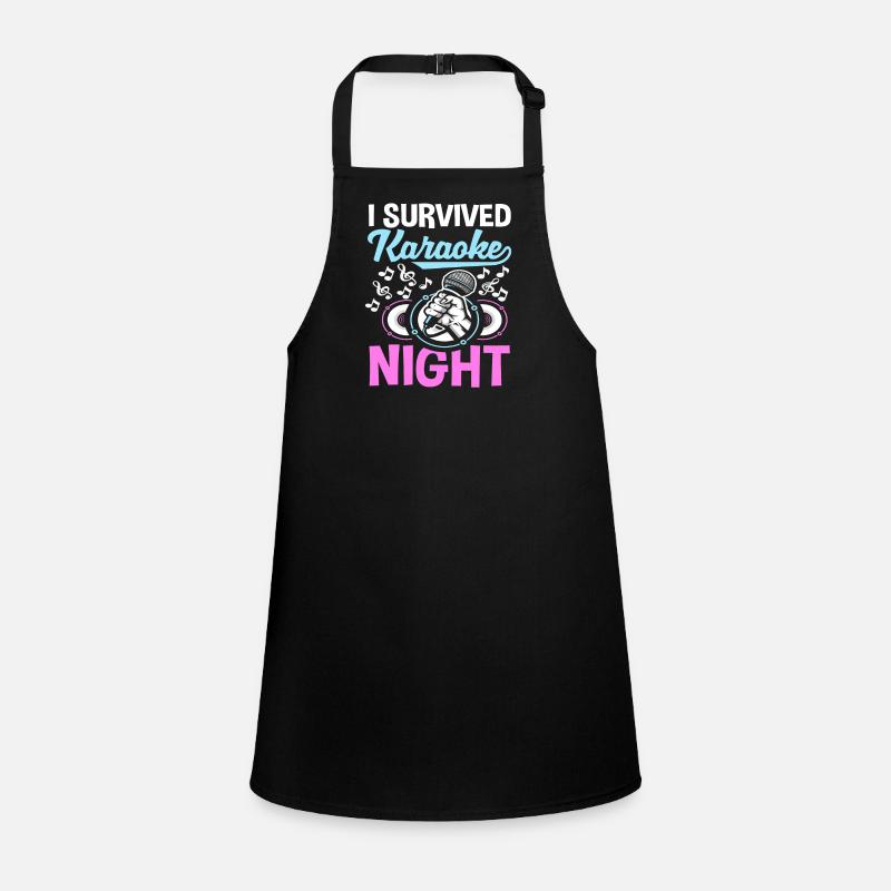 I survived the karaoke night Children's Apron