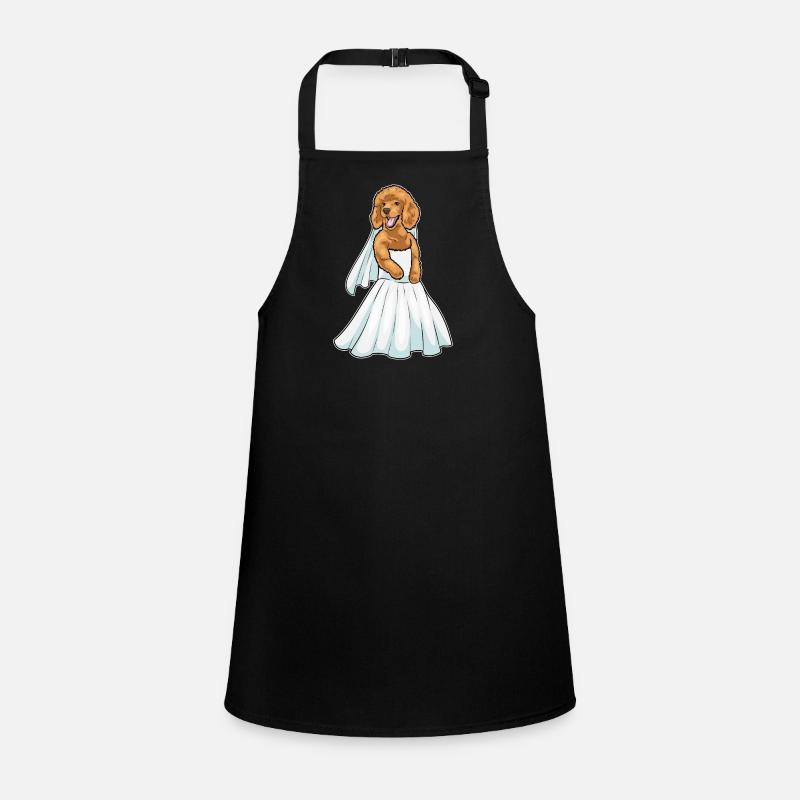 Robe de mariée caniche Tablier Enfant