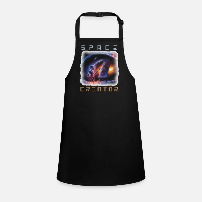 Galactic Alien Artist Canvas Children's Apron