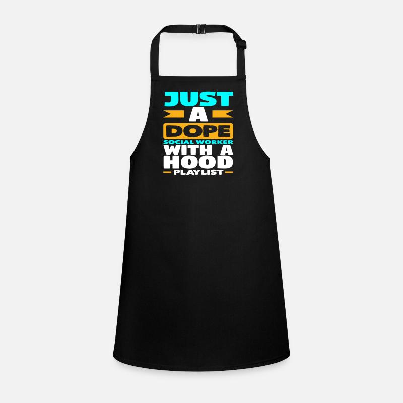 Just a cool social worker Children's Apron