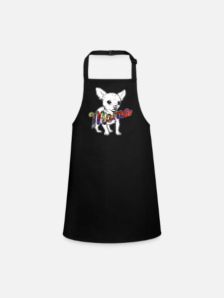 Chihuahua Chihuahua Mama - Children's Apron - black - Front