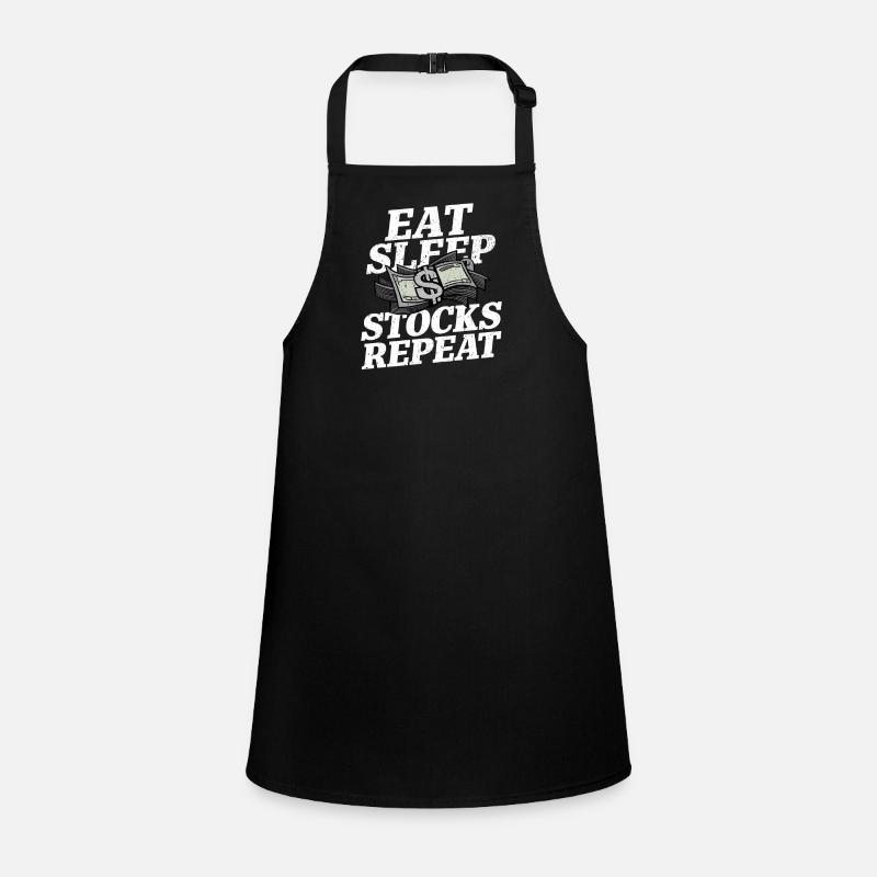 Eat, Sleep, Stocks, Repeat Children's Apron