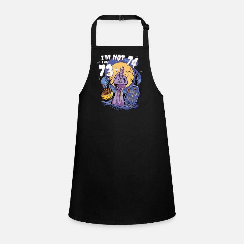 74th Birthday Zombie Party - 73 + Finger Children's Apron