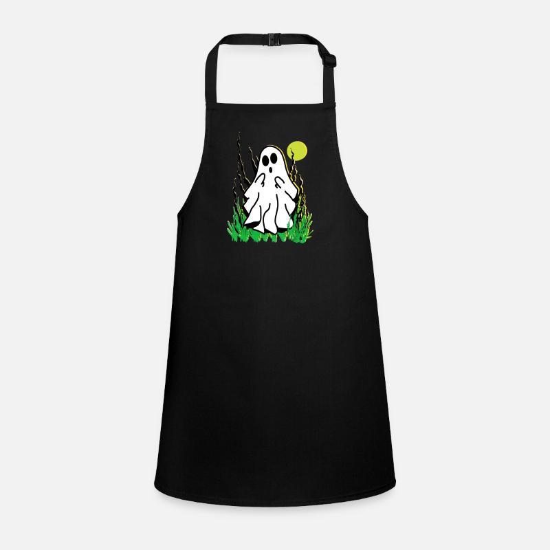 Little White Ghost Halloween Children's Apron