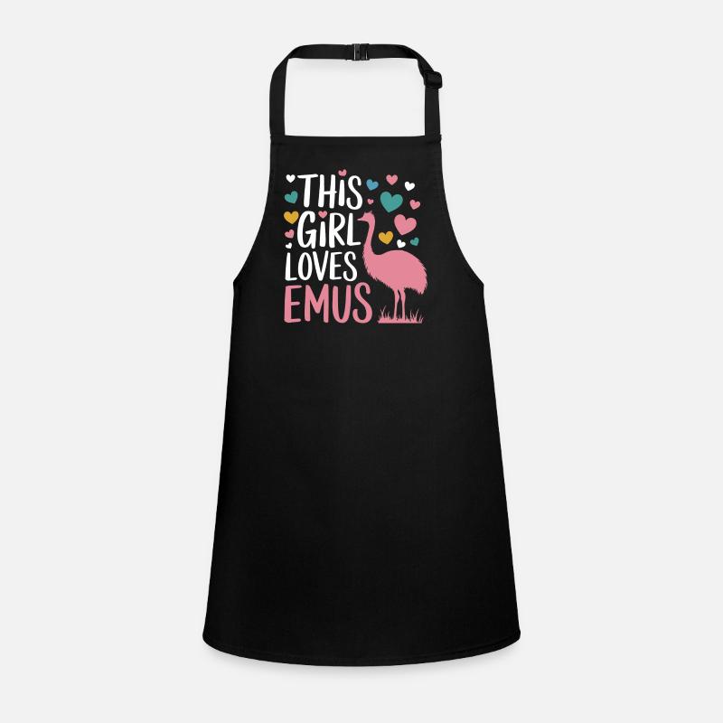 Emu Dire Fille Emus Drôle Emu Cadeau Tablier Enfant