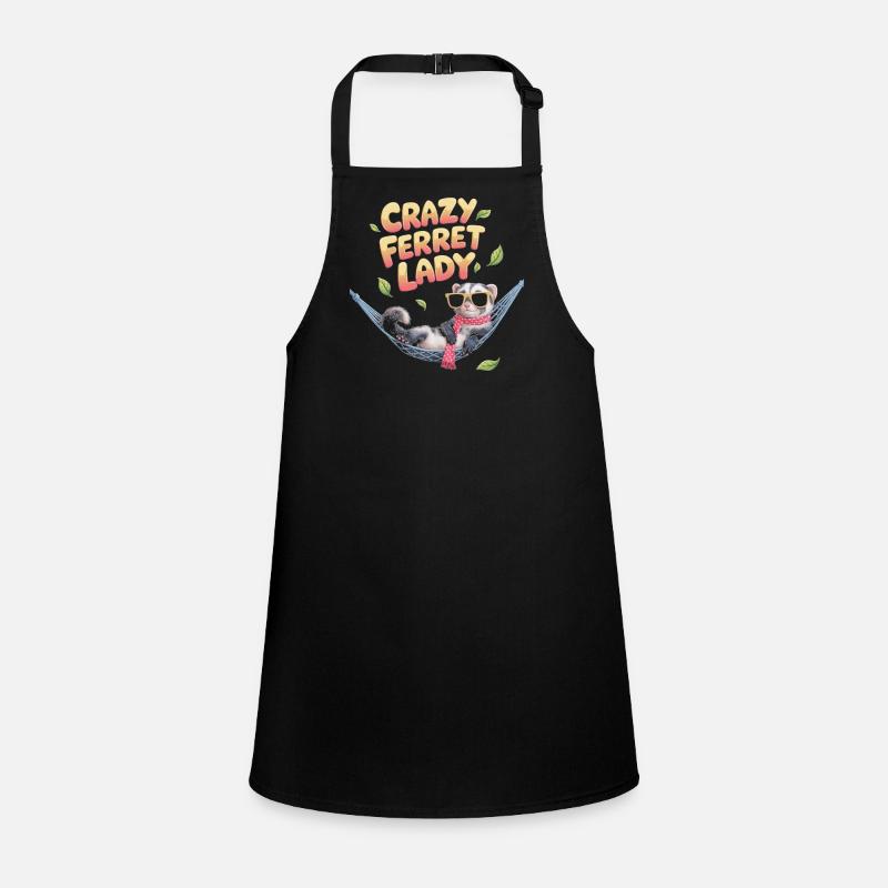 Crazy Ferret Lady Relax Hamac Fun Tablier Enfant