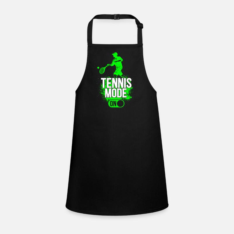 Funny Tennis Player Racket Tennis Schürze für Kinder
