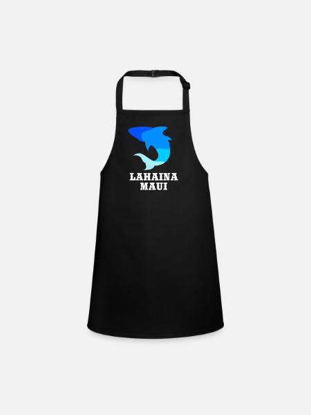 Maui Hawaii Hawaiian - Schürze für Kinder - Schwarz - Vorne