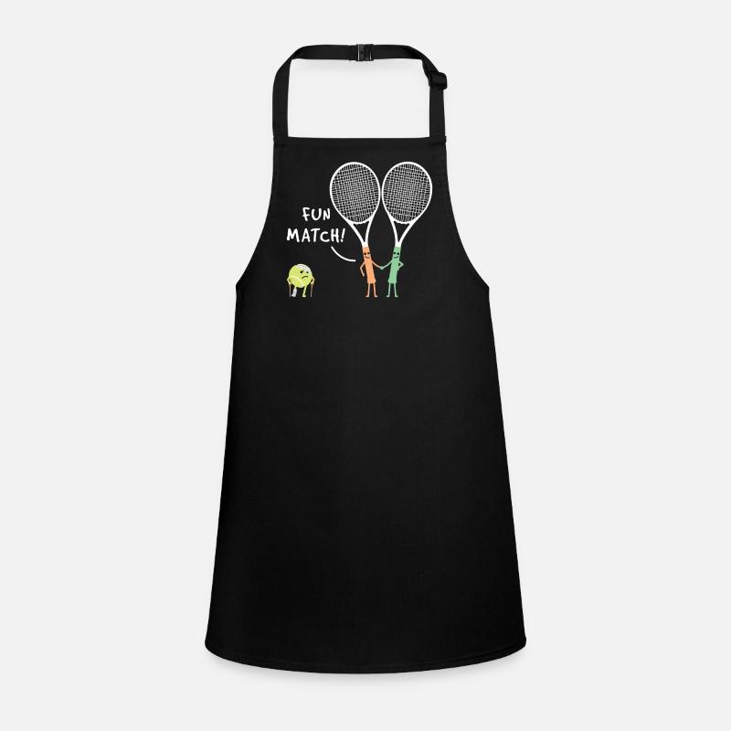 Sport Racket Fun Match Racquet Tennis Children's Apron